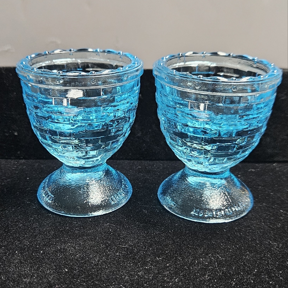 Longeberger Basketweave Egg Cups
